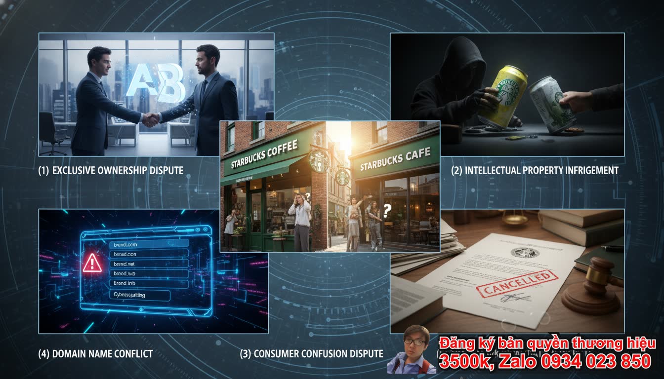 Các Dạng Tranh Chấp Thương Hiệu Thường Gặp Nào Phổ Biến Nhất? Các Dạng Tranh Chấp Thương Hiệu Thường Gặp Nào Phổ Biến Nhất?