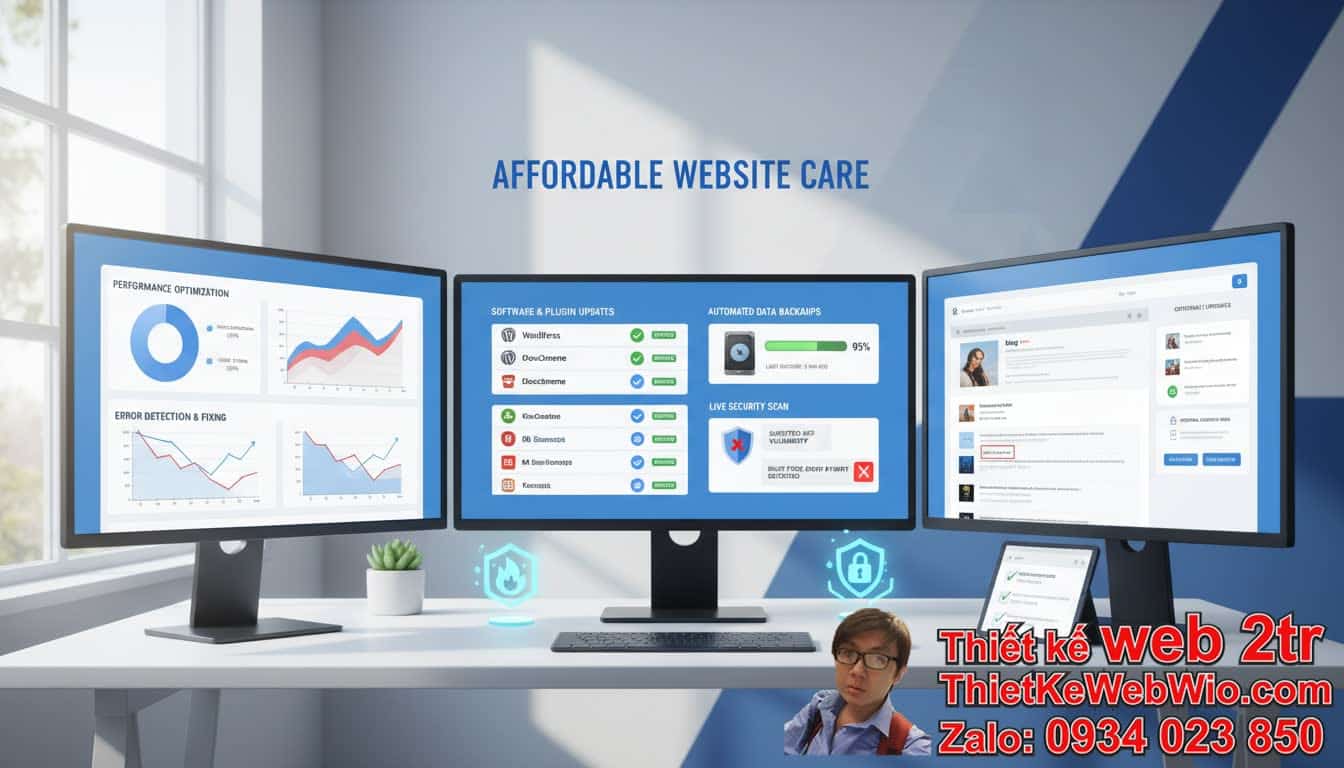 Các hạng mục chính trong dịch vụ bảo trì website giá rẻ cho doanh nghiệp nhỏ Các hạng mục chính trong dịch vụ bảo trì website giá rẻ cho doanh nghiệp nhỏ
