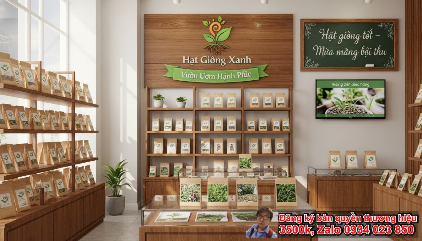 Các loại hình tài sản trí tuệ nào có thể đăng ký cho cửa hàng bán hạt giống? Các loại hình tài sản trí tuệ nào có thể đăng ký cho cửa hàng bán hạt giống?