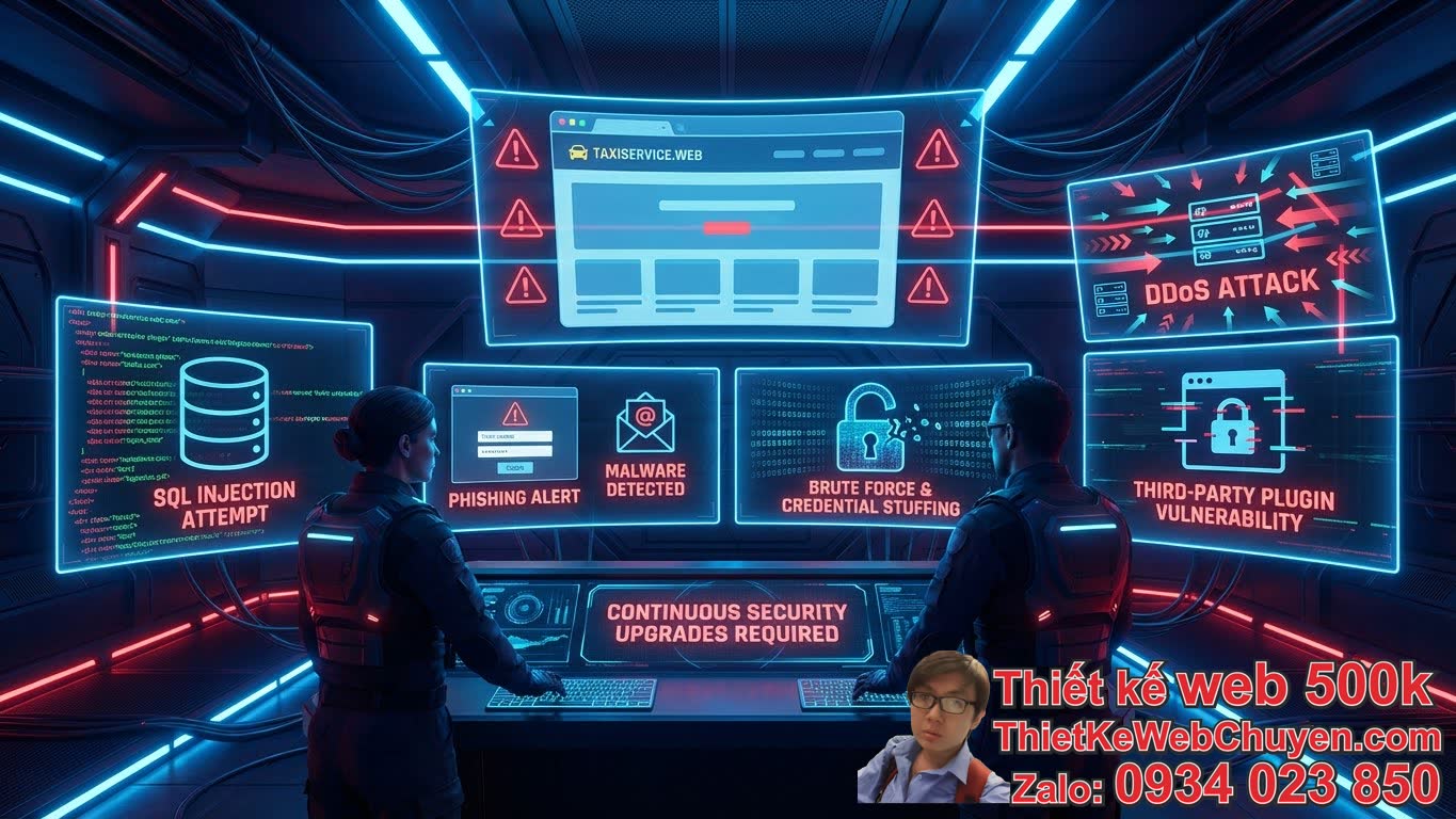 Các mối đe dọa an ninh mạng phổ biến đối với website dịch vụ taxi là gì? Các mối đe dọa an ninh mạng phổ biến đối với website dịch vụ taxi là gì?