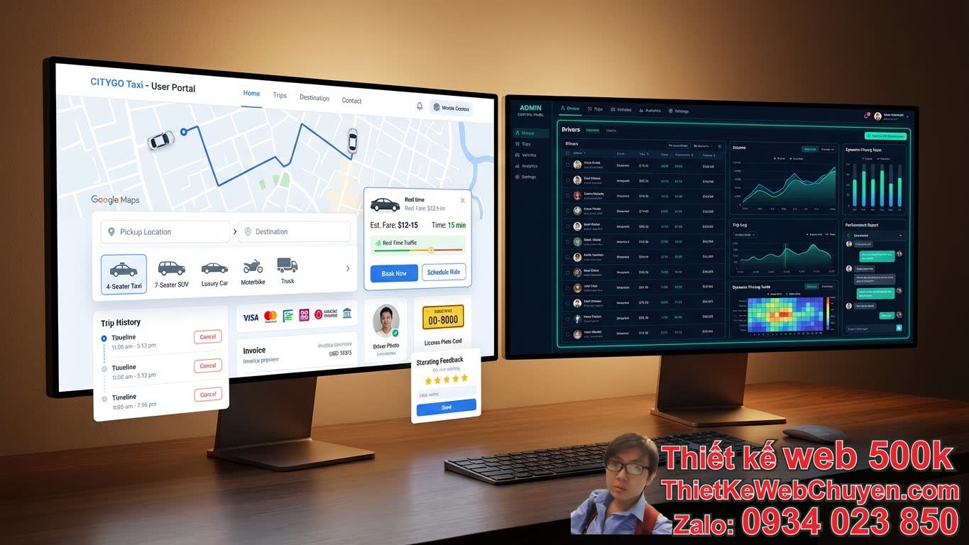 Các Tính Năng Cần Có Khi Thiết Kế Web Dịch Vụ Taxi Công Nghệ Là Gì? Các Tính Năng Cần Có Khi Thiết Kế Web Dịch Vụ Taxi Công Nghệ Là Gì?