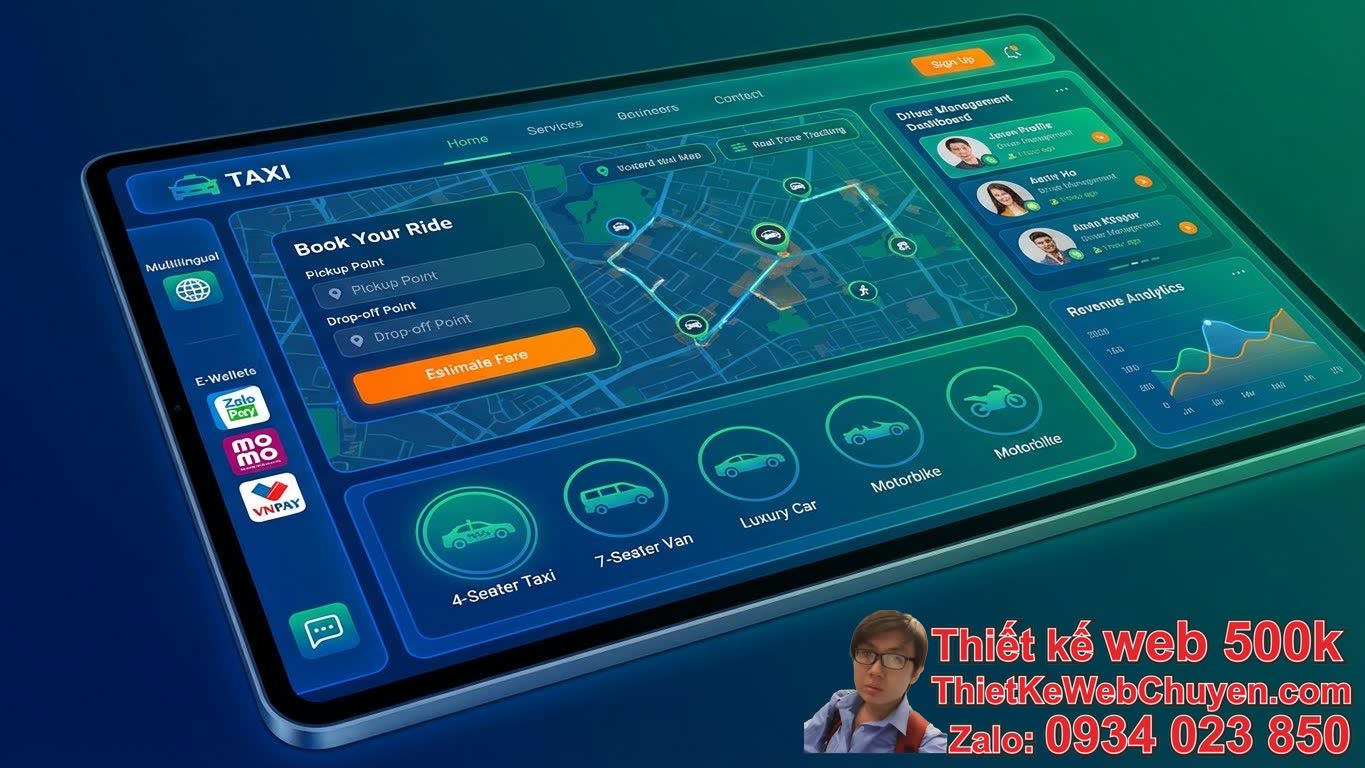 Các tính năng cần có khi thiết kế web dịch vụ taxi muốn mở rộng thị trường
online Các tính năng cần có khi thiết kế web dịch vụ taxi muốn mở rộng thị trường
online