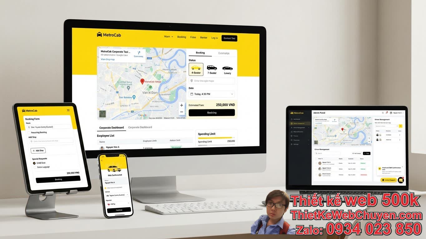 Các tính năng cần có khi thiết kế web dịch vụ taxi văn phòng là gì? Các tính năng cần có khi thiết kế web dịch vụ taxi văn phòng là gì?