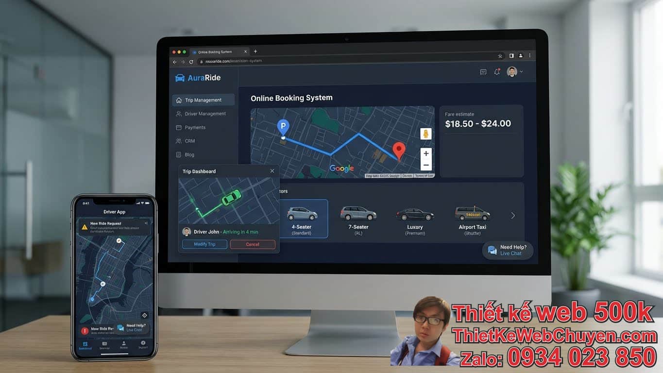 Các Tính Năng Cần Có Khi Thiết Kế Web Dịch Vụ Taxi Vận Tải Hành Khách Các Tính Năng Cần Có Khi Thiết Kế Web Dịch Vụ Taxi Vận Tải Hành Khách