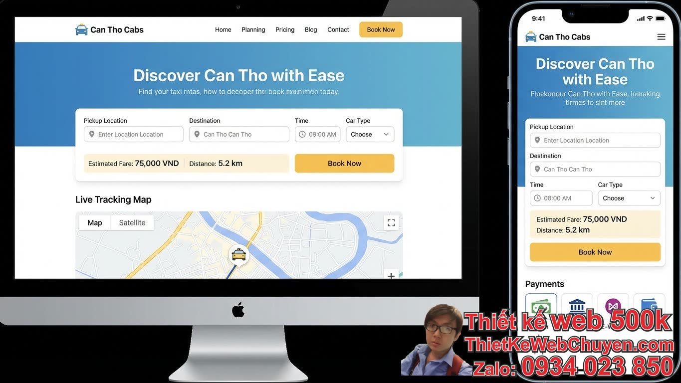 Các tính năng cần có khi thiết kế web taxi Cần Thơ? Các tính năng cần có khi thiết kế web taxi Cần Thơ?