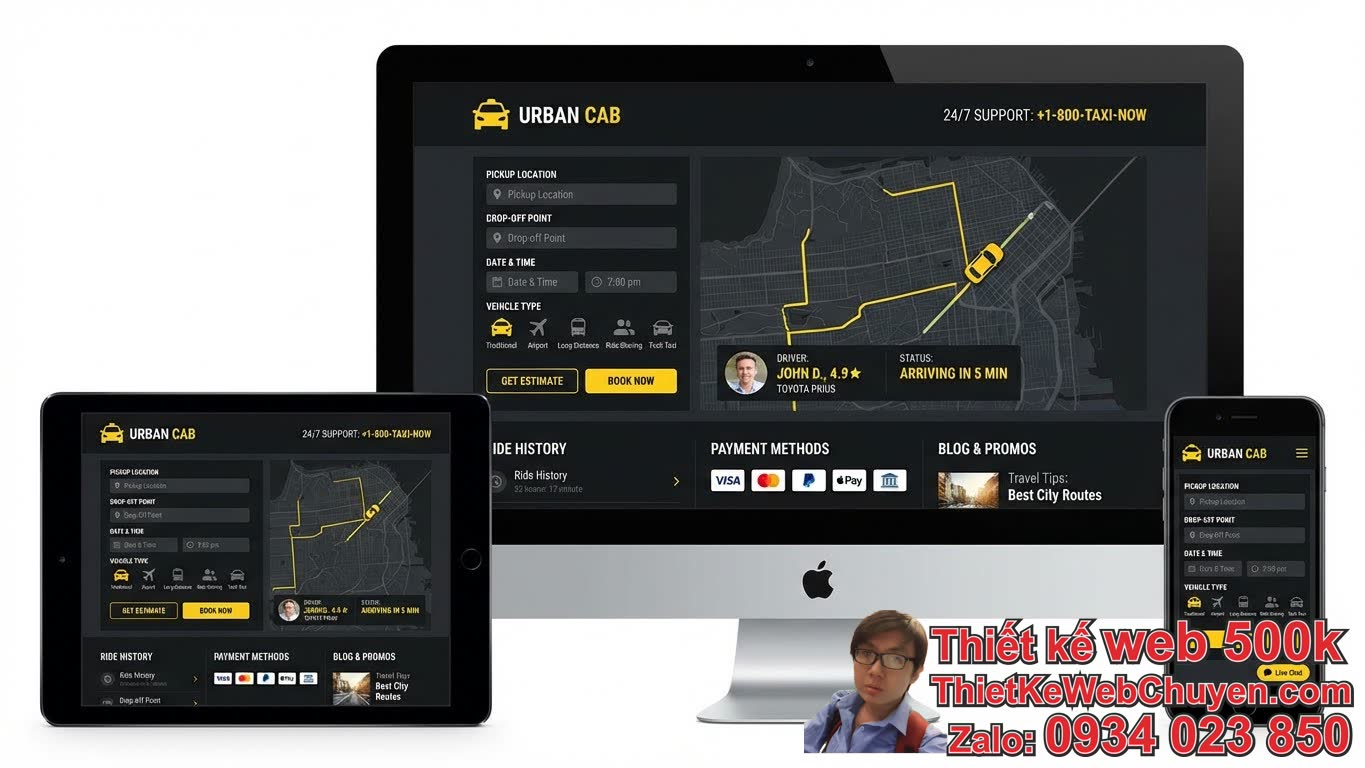 Các tính năng cần có khi thiết kế web taxi chuyên nghiệp? Các tính năng cần có khi thiết kế web taxi chuyên nghiệp?