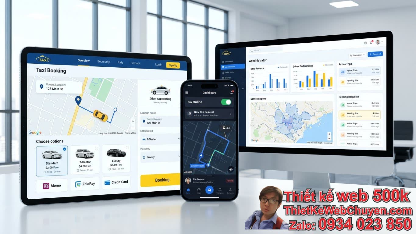 Các tính năng cần có khi thiết kế website taxi kết nối app đặt xe là gì? Các tính năng cần có khi thiết kế website taxi kết nối app đặt xe là gì?