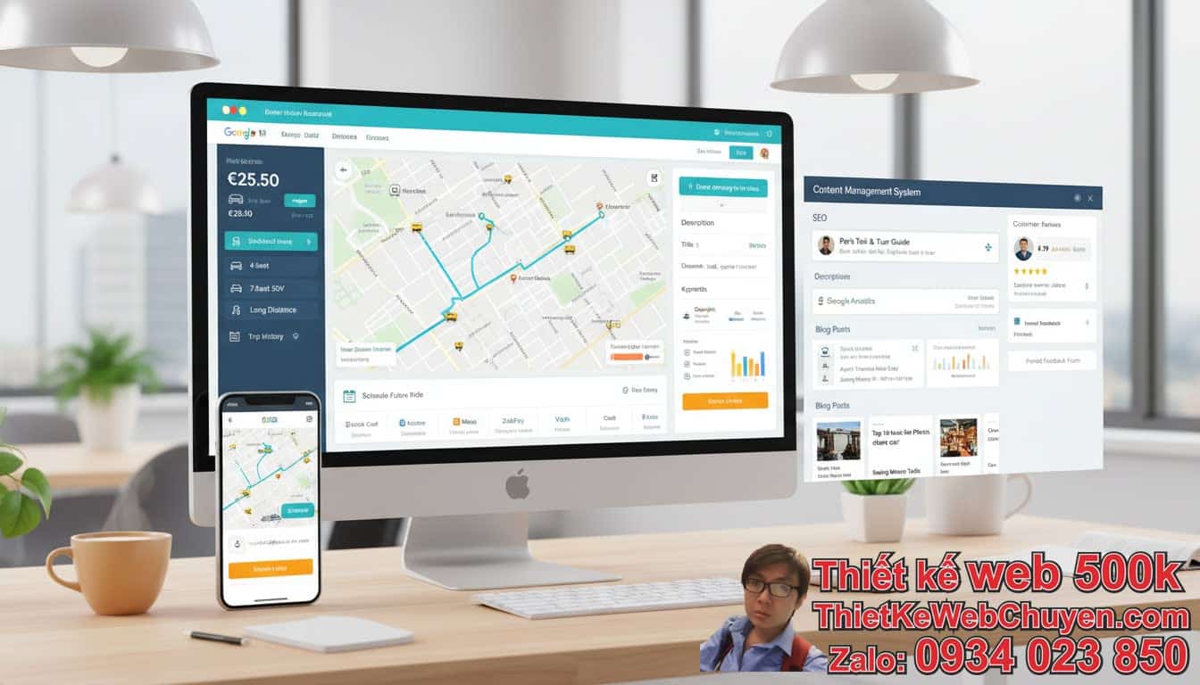 Các tính năng cần có sau khi cập nhật mã nguồn website taxi cũ Các tính năng cần có sau khi cập nhật mã nguồn website taxi cũ