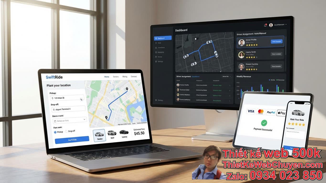 Các tính năng chủ chốt nào cần có để có kinh nghiệm thiết kế web taxi hiệu quả? Các tính năng chủ chốt nào cần có để có kinh nghiệm thiết kế web taxi hiệu quả?
