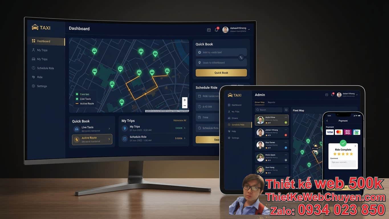Các Tính Năng Cốt Lõi Cần Có Trong Một Thiết Kế Web Dịch Vụ Gọi Taxi Chuyên
Nghiệp Là Gì? Các Tính Năng Cốt Lõi Cần Có Trong Một Thiết Kế Web Dịch Vụ Gọi Taxi Chuyên
Nghiệp Là Gì?