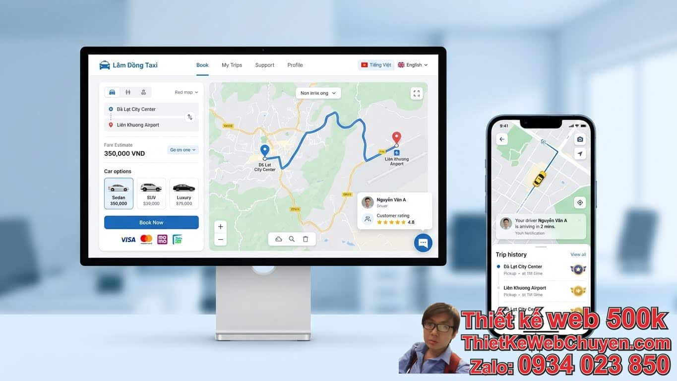 Các tính năng không thể thiếu khi thiết kế web taxi Lâm Đồng là gì? Các tính năng không thể thiếu khi thiết kế web taxi Lâm Đồng là gì?