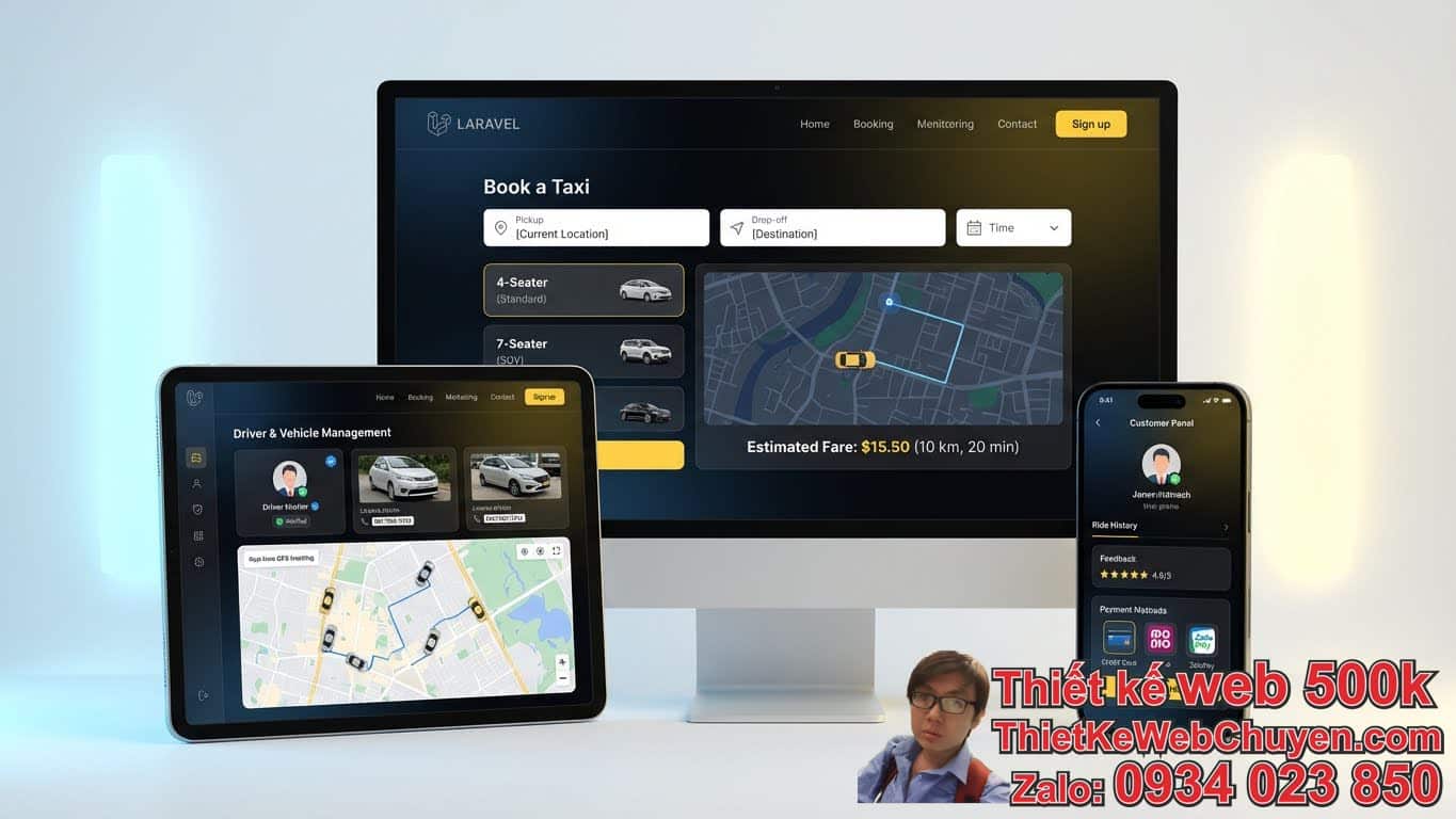 Các Tính Năng Quan Trọng Cần Có Khi Thiết Kế Web Taxi Dùng Framework Laravel Là
Gì? Các Tính Năng Quan Trọng Cần Có Khi Thiết Kế Web Taxi Dùng Framework Laravel Là
Gì?