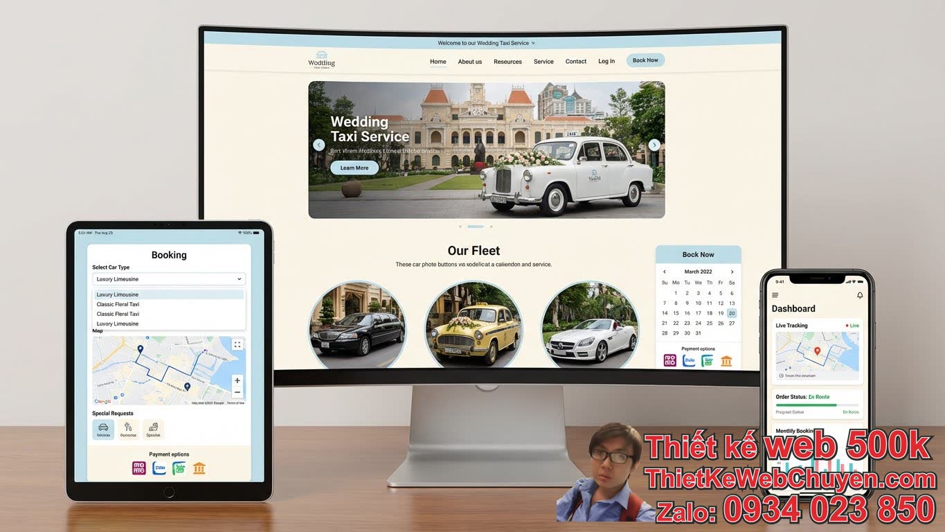 Các Tính Năng Quan Trọng Cần Có Khi Thiết Kế Web Taxi Hoa, Taxi Cưới Các Tính Năng Quan Trọng Cần Có Khi Thiết Kế Web Taxi Hoa, Taxi Cưới