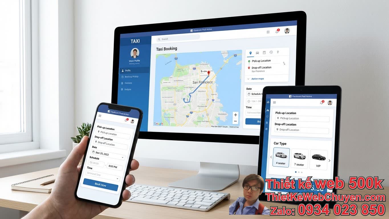 Các Tính Năng Quan Trọng Cần Có Khi Thiết Kế Website Taxi Có Tích Hợp Facebook
Pixel Các Tính Năng Quan Trọng Cần Có Khi Thiết Kế Website Taxi Có Tích Hợp Facebook
Pixel