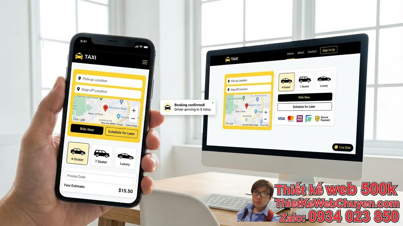 Các yếu tố cần có để thiết kế web taxi có form đặt xe nhanh hiệu quả? Các yếu tố cần có để thiết kế web taxi có form đặt xe nhanh hiệu quả?