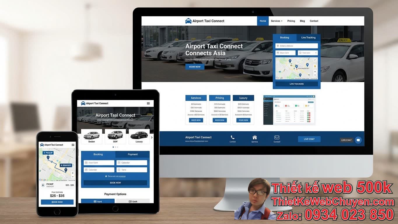 Các yếu tố cần có khi thiết kế website taxi sân bay giá rẻ nhưng hiệu quả Các yếu tố cần có khi thiết kế website taxi sân bay giá rẻ nhưng hiệu quả
