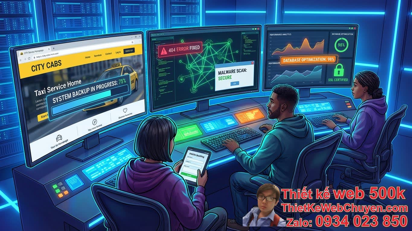 Các yếu tố chính trong quy trình bảo trì website taxi định kỳ hiệu quả? Các yếu tố chính trong quy trình bảo trì website taxi định kỳ hiệu quả?