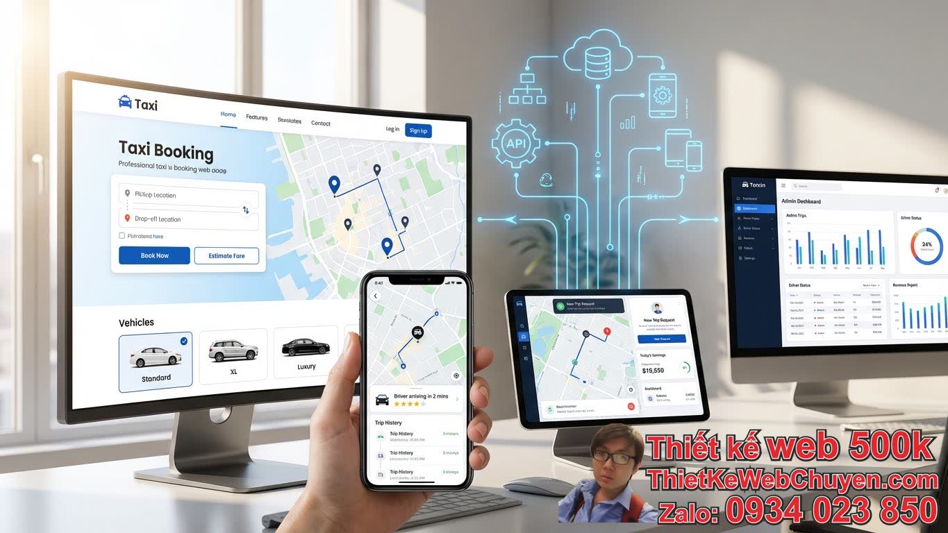 Các Yếu Tố Cốt Lõi Của Thiết Kế Web Taxi Đồng Bộ Với App Di Động Nên Có Là Gì? Các Yếu Tố Cốt Lõi Của Thiết Kế Web Taxi Đồng Bộ Với App Di Động Nên Có Là Gì?