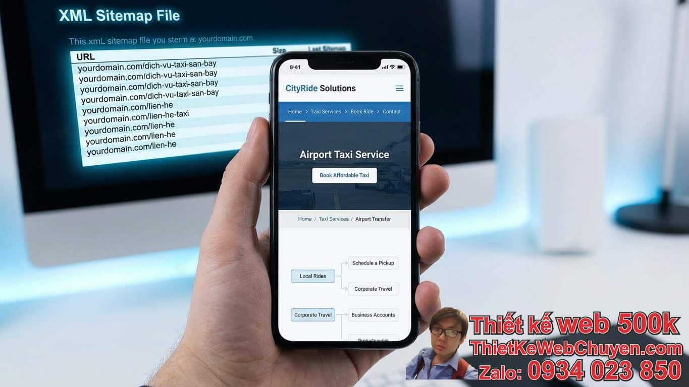 Các Yếu Tố Cốt Lõi Để Xây Dựng Cấu trúc Website Dịch Vụ Taxi Chuẩn SEO Là Gì? Các Yếu Tố Cốt Lõi Để Xây Dựng Cấu trúc Website Dịch Vụ Taxi Chuẩn SEO Là Gì?