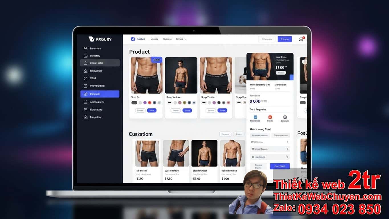 Các yếu tố nào ảnh hưởng đến thiết kế web bán đồ lót nam bao nhiêu tiền?