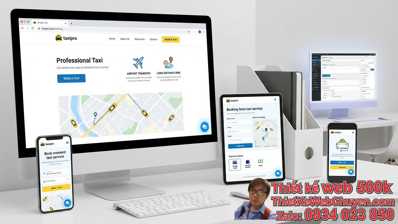 Các Yếu Tố Quan Trọng Của Một Website Thiết Kế Web Dịch Vụ Taxi Chuyên Nghiệp Để
Phát Huy Các Lợi Ích Của Việc Thiết Kế Web Dịch Vụ Taxi? Các Yếu Tố Quan Trọng Của Một Website Thiết Kế Web Dịch Vụ Taxi Chuyên Nghiệp Để
Phát Huy Các Lợi Ích Của Việc Thiết Kế Web Dịch Vụ Taxi?