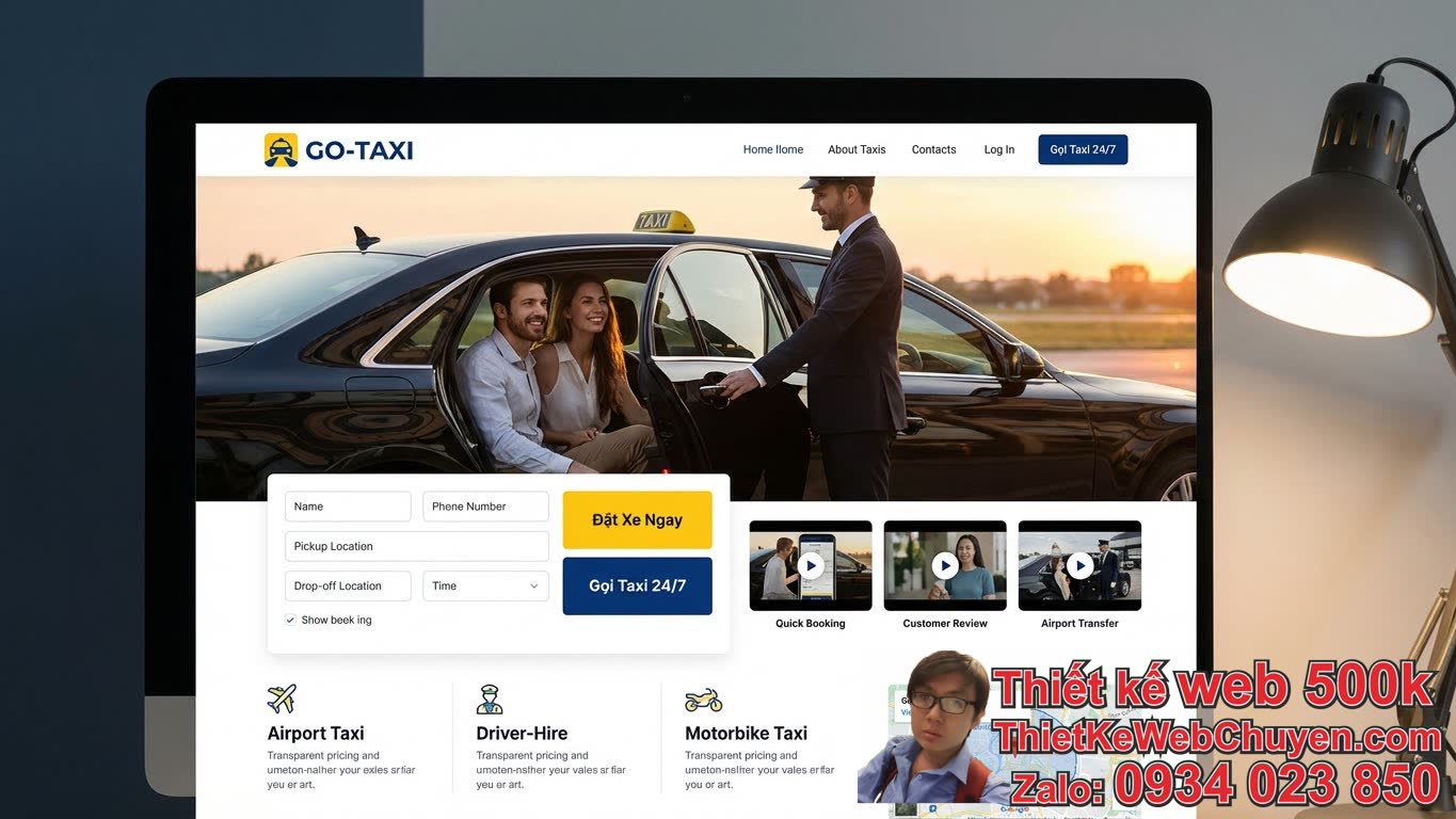 Các yếu tố quan trọng khi thiết kế taxi booking landing page là gì? Các yếu tố quan trọng khi thiết kế taxi booking landing page là gì?