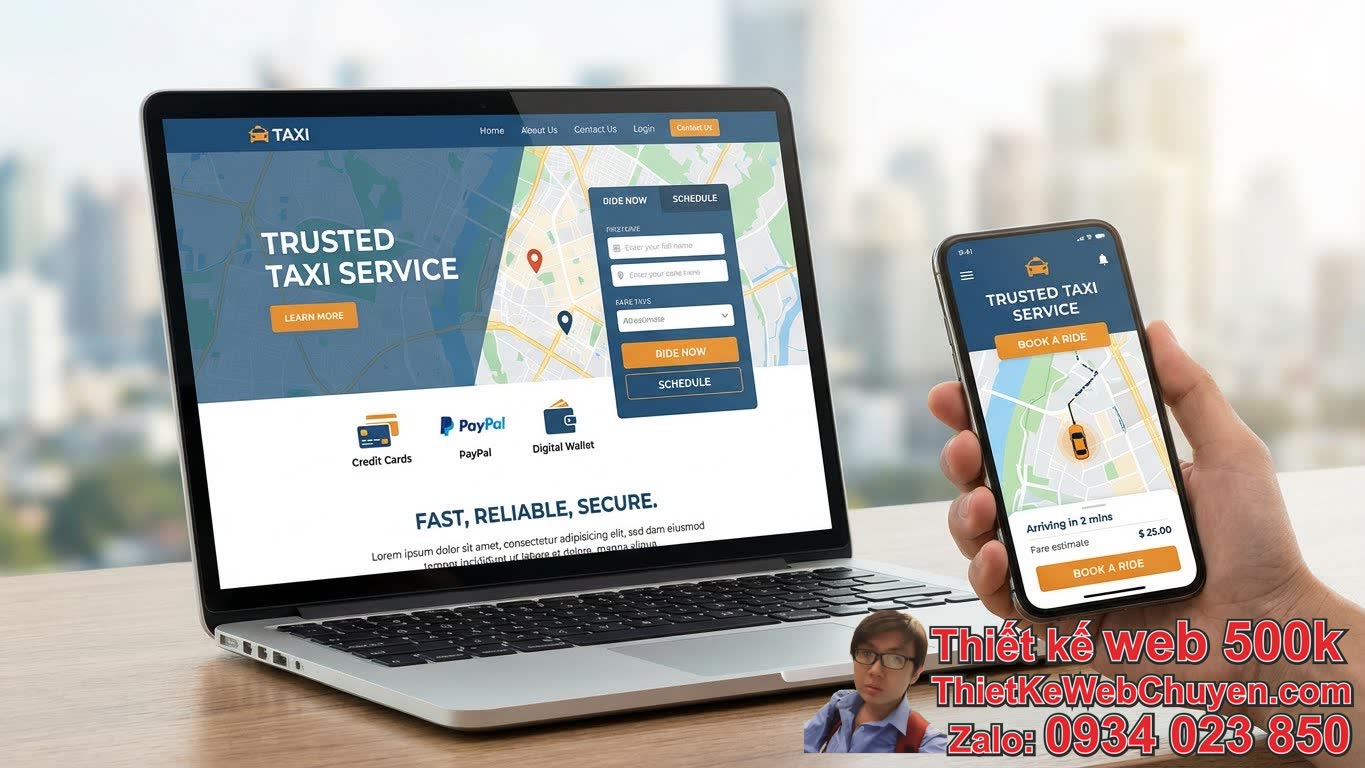 Các Yếu Tố Quan Trọng Trong Việc Thiết Kế Web Dịch Vụ Taxi Tăng Lượng Đặt Xe Các Yếu Tố Quan Trọng Trong Việc Thiết Kế Web Dịch Vụ Taxi Tăng Lượng Đặt Xe