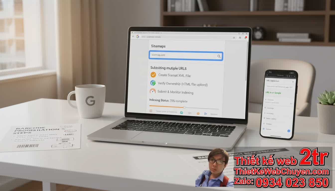 Cách gửi nhiều URL lên Google cùng lúc bằng Google Search Console?