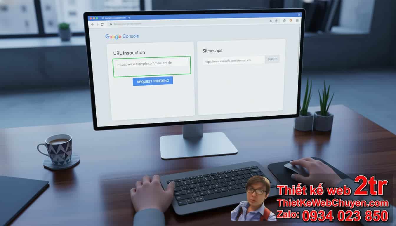 Cách index URL mới nhanh nhất bằng Google Search Console (GSC)