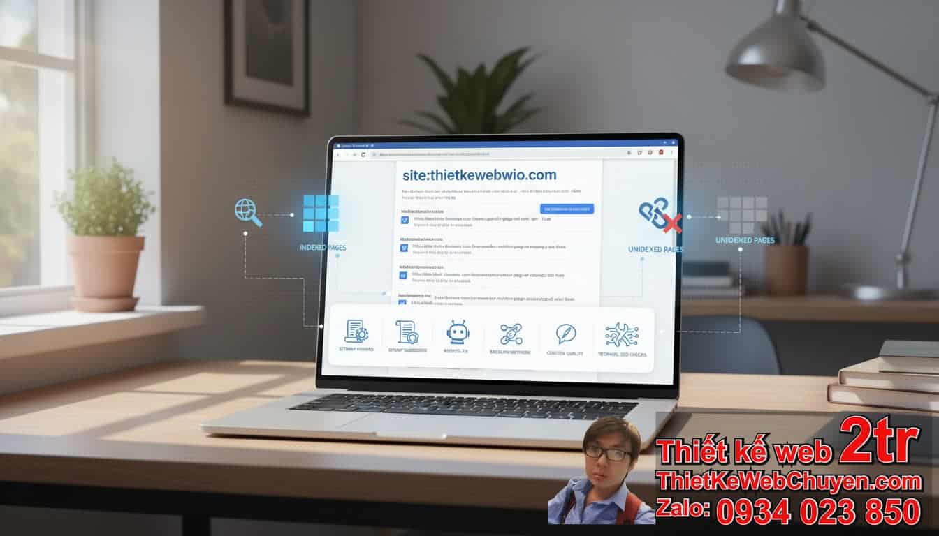 Cách kiểm tra website đã index chưa trên Google Search