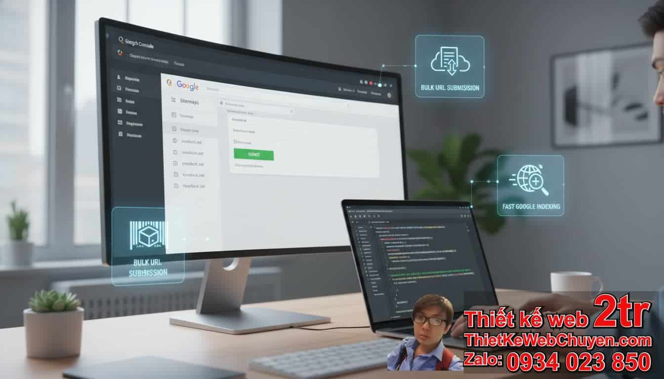 Cách submit URL hàng loạt lên Google hiệu quả nhất là gì?