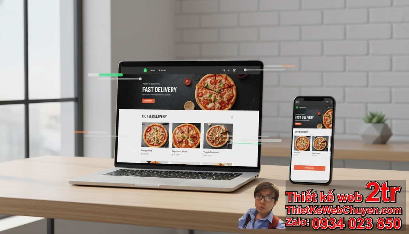 Cách đưa trang web bán bánh pizza lên Google: Xây dựng nền tảng vững chắc