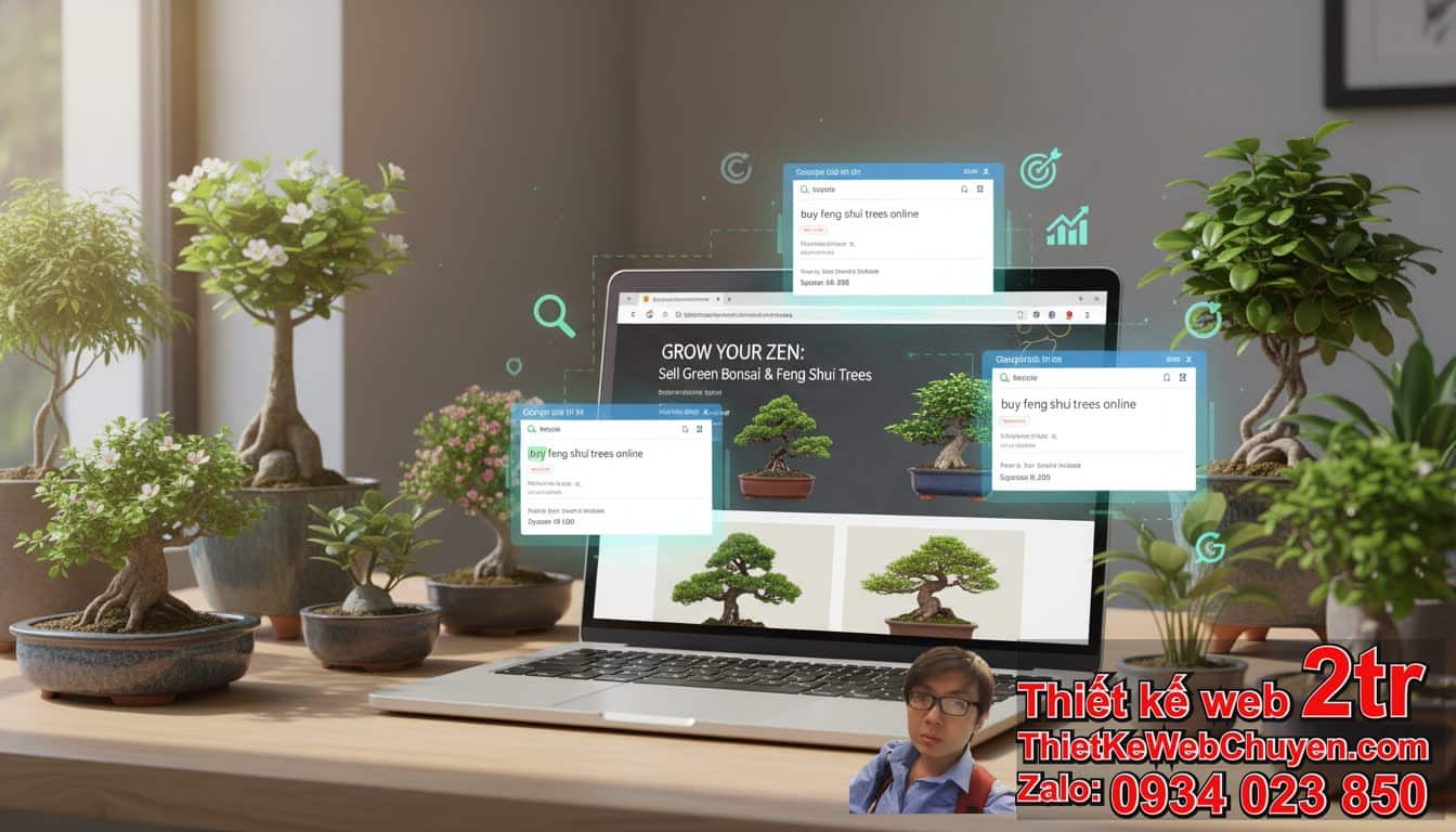 Cách đưa trang web bán cây xanh cảnh bon sai lên Google hiệu quả nhất là gì?