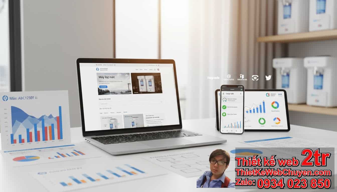 Cách đưa trang web bán Máy lọc nước lên Google hiệu quả nhất?