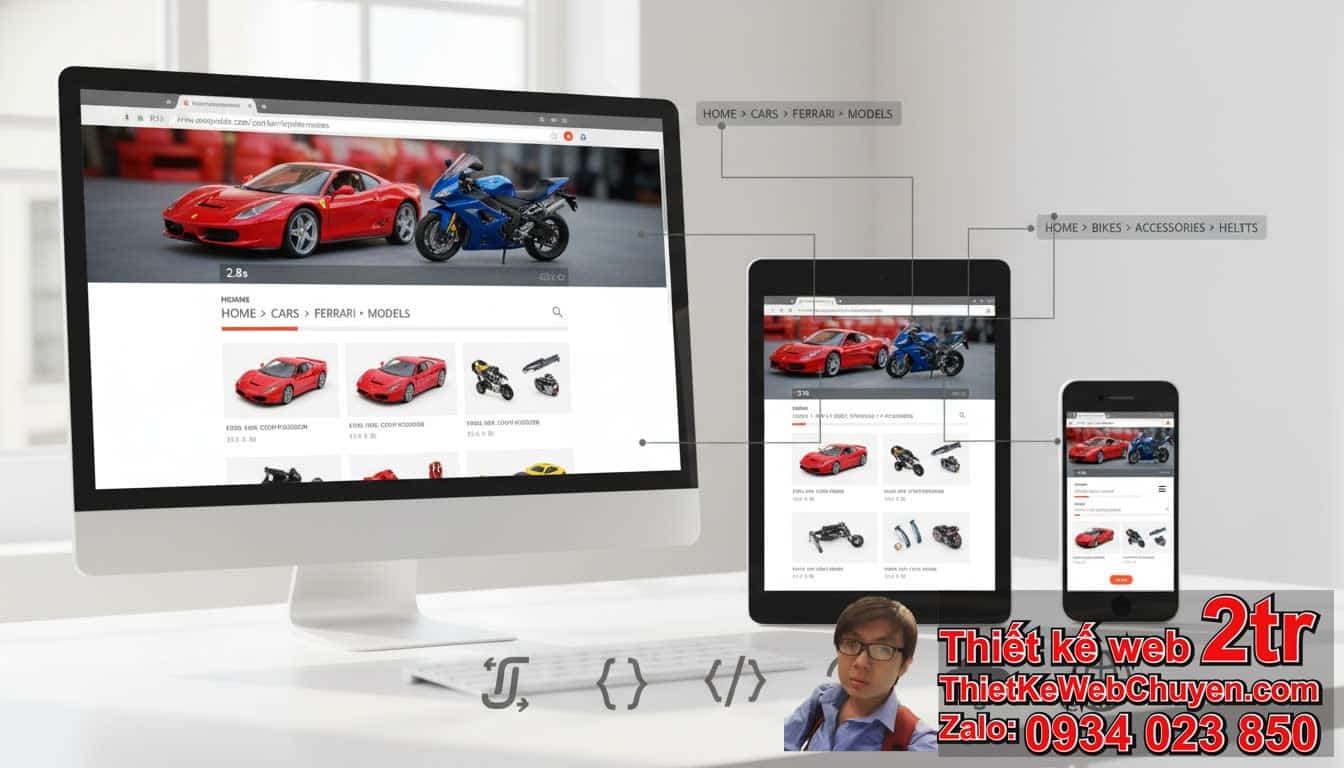 Cách đưa trang web bán Đồ chơi xe hơi xe máy lên Google bằng tối ưu kỹ thuật
SEO?