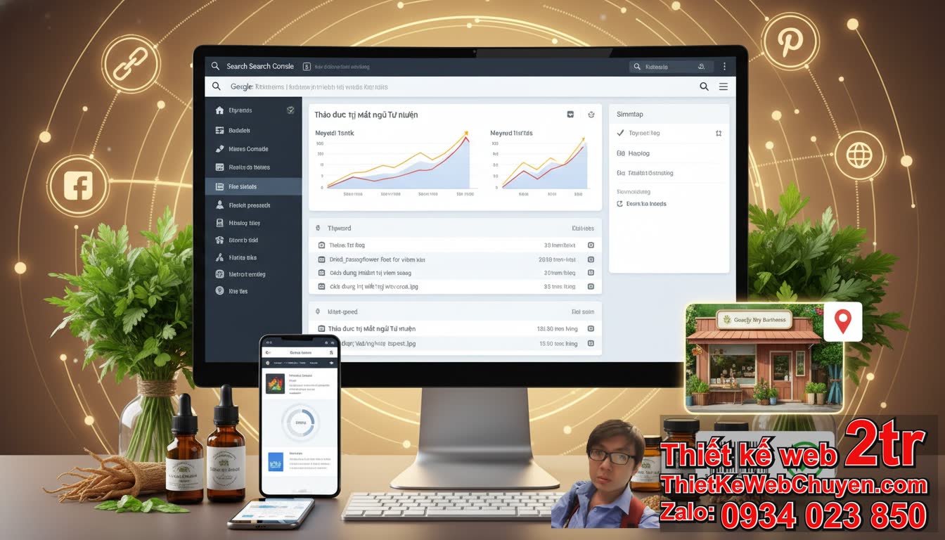 Cách đưa trang web bán thảo dược lên Google hiệu quả là gì?