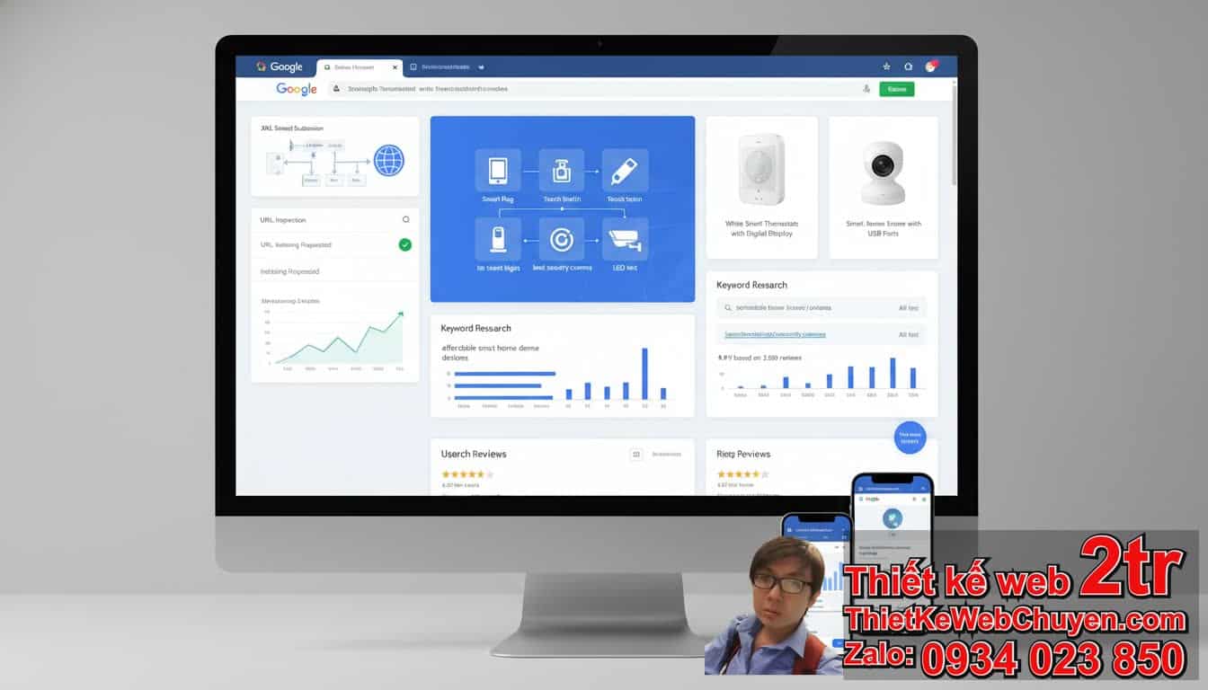 Cách đưa trang web bán thiết bị điện thông minh smarthome lên Google: Bắt đầu từ
đâu?