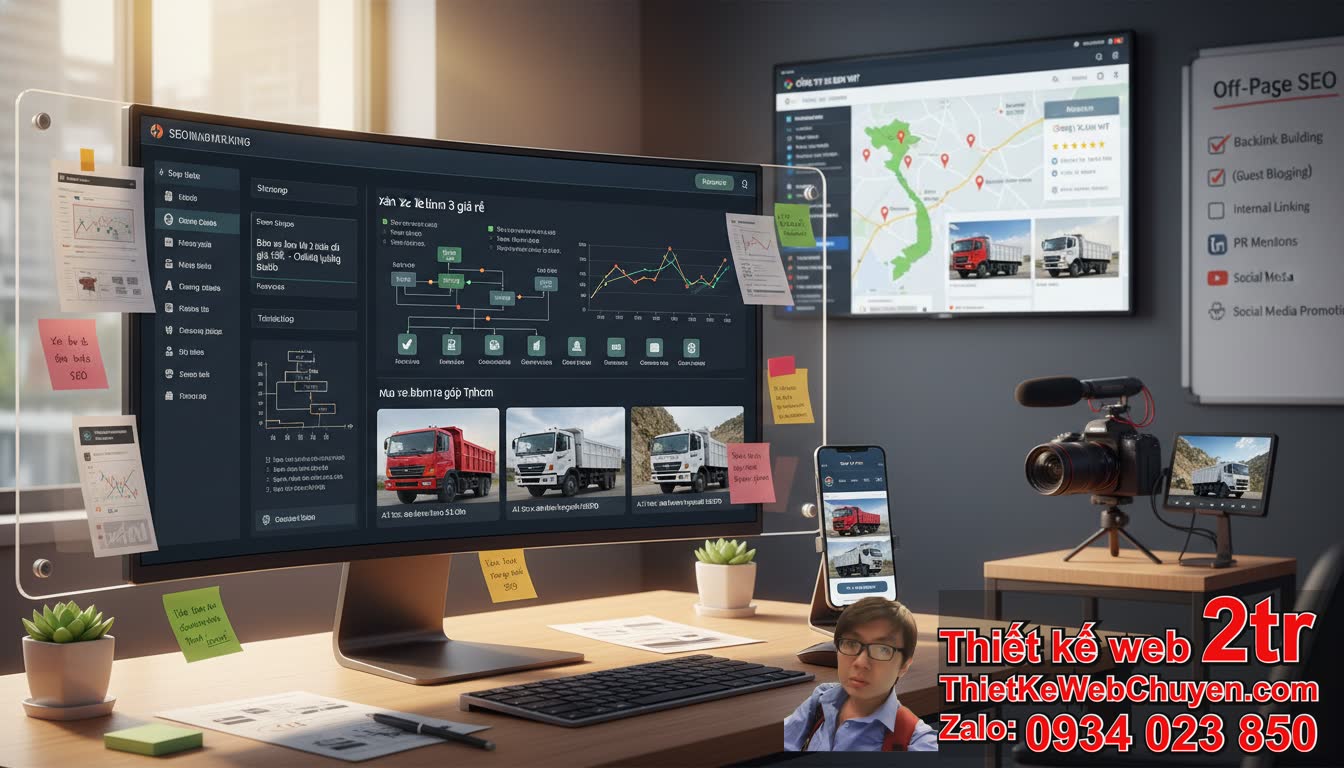 Cách đưa trang web bán xe ben lên Google HIỆU QUẢ NHẤT?