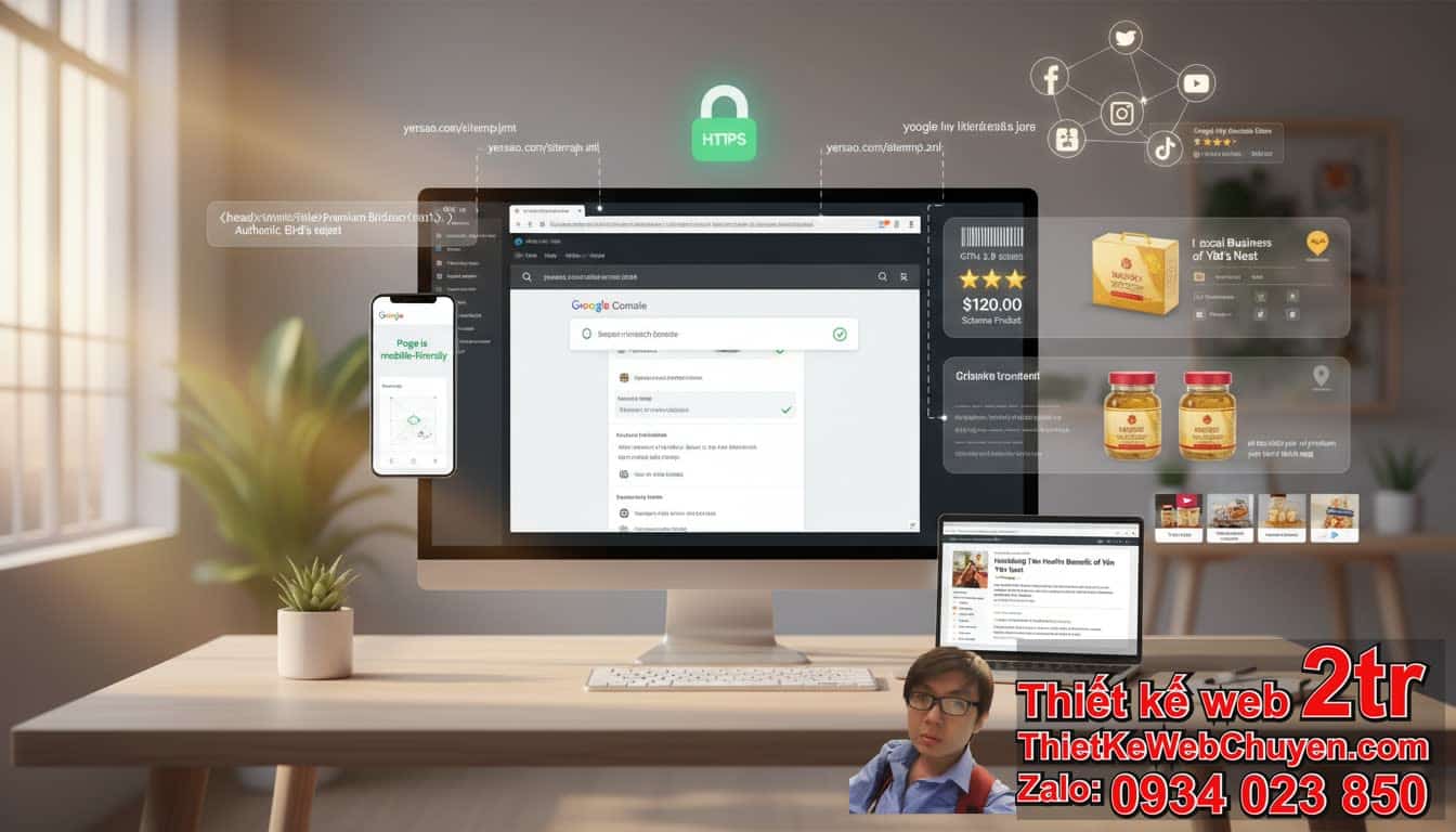 Cách đưa trang web bán yến sào lên Google: Hướng dẫn toàn diện