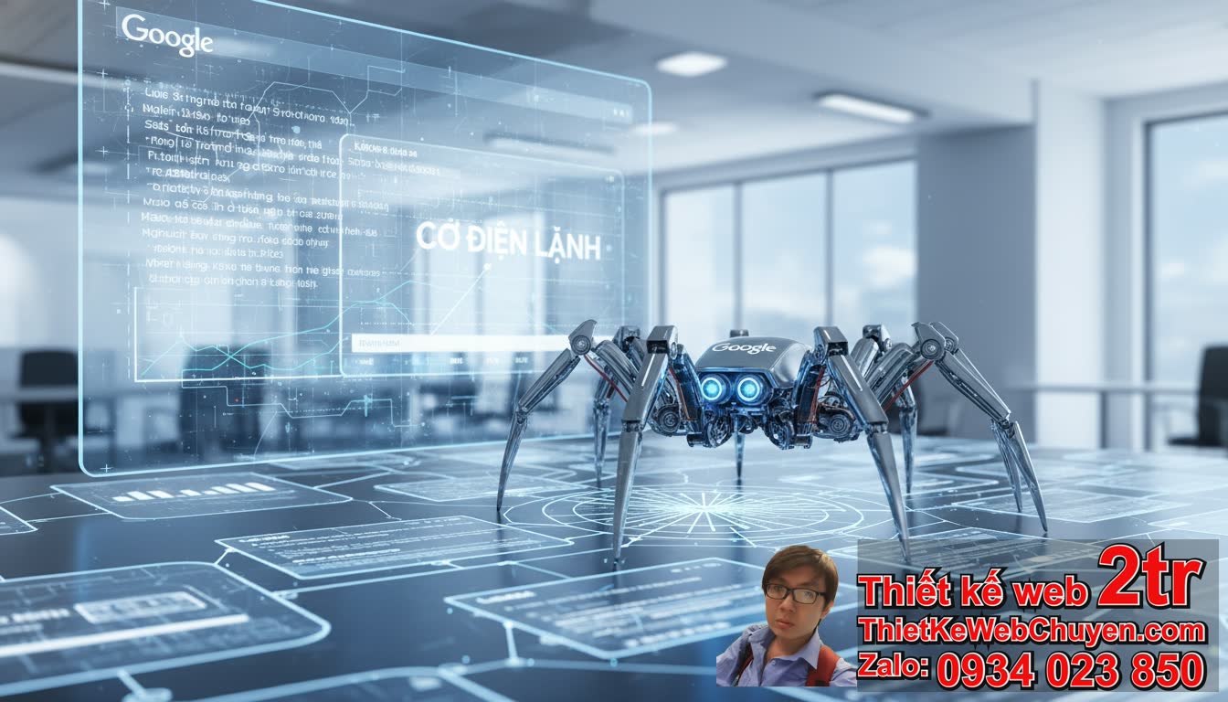 Cách đưa trang web công ty CƠ ĐIỆN LẠNH lên Google bằng việc hiểu cơ chế hoạt
động của Google?