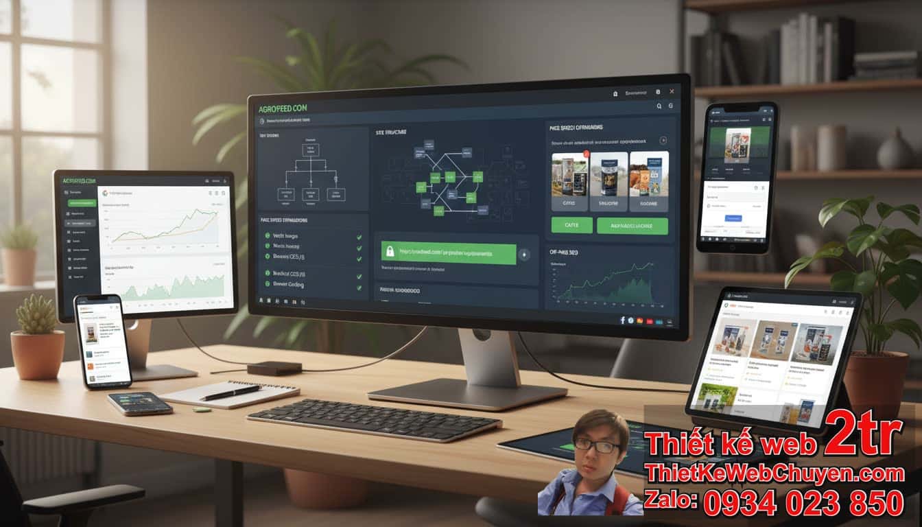 Cách đưa trang web công ty thức ăn chăn nuôi lên Google nhanh chóng?