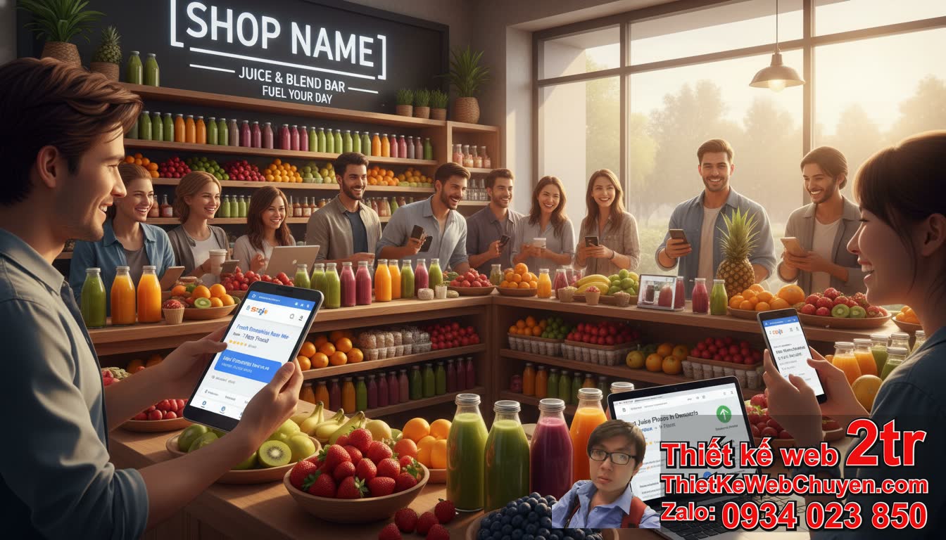 Cách đưa trang web cửa hàng nước ép sinh tố lên Google là gì và tại sao cần
thiết?