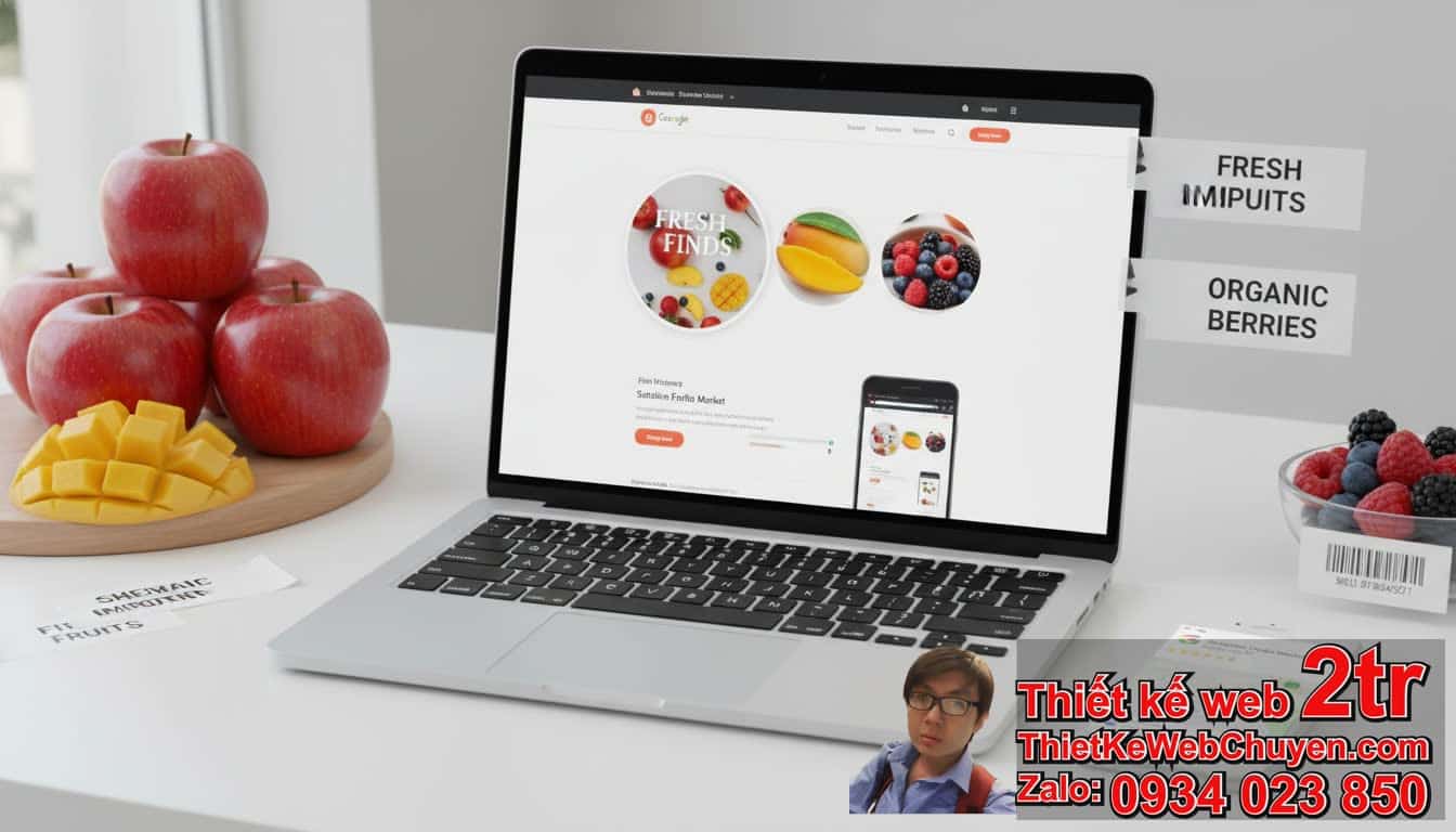 Cách đưa trang web cửa hàng trái cây tươi lên Google hiệu quả ngay từ đầu?