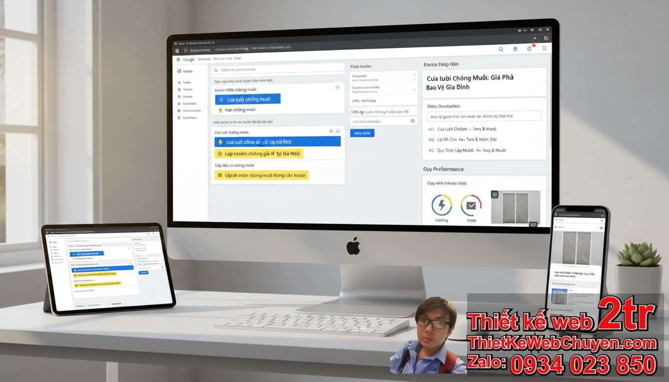 Cách đưa trang web Cửa Lưới Chống Muỗi lên Google: Bắt đầu từ nền tảng SEO
On-Page