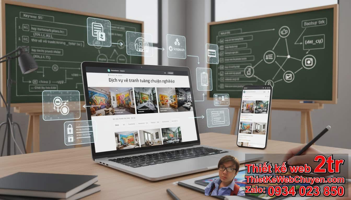 Cách đưa trang web Dịch vụ vẽ tranh tường lên Google của bạn một cách hiệu quả?