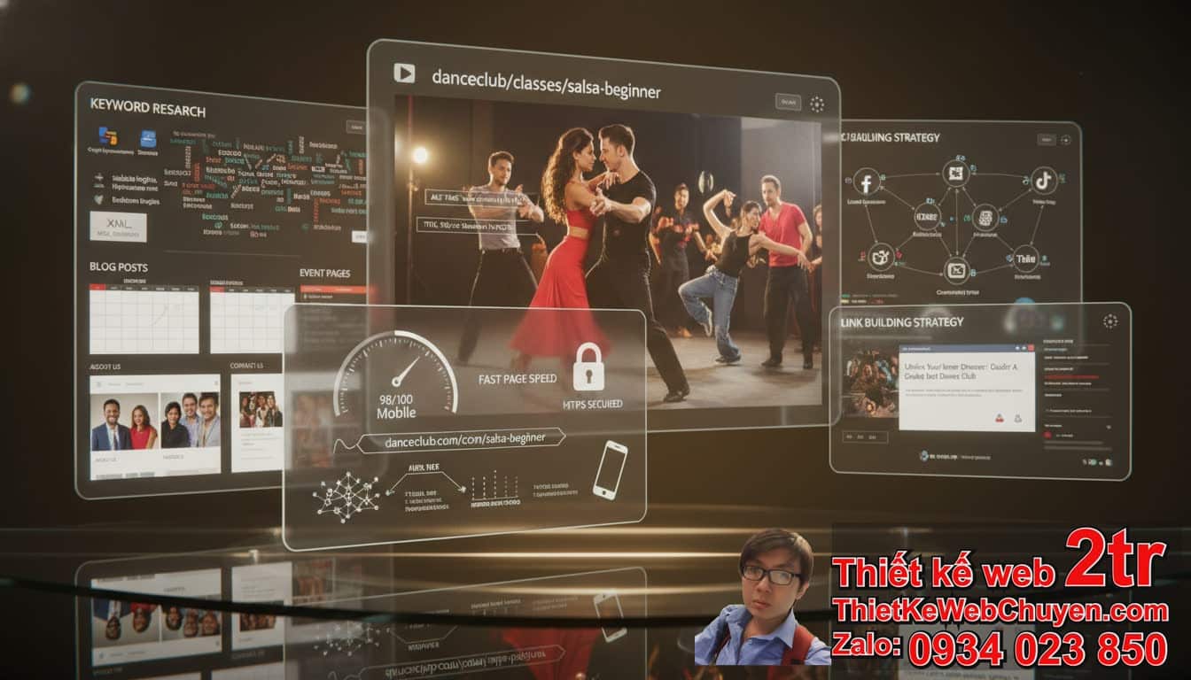 Cách đưa trang web hội khiêu vũ lên Google: Tổng quan & Chiến lược