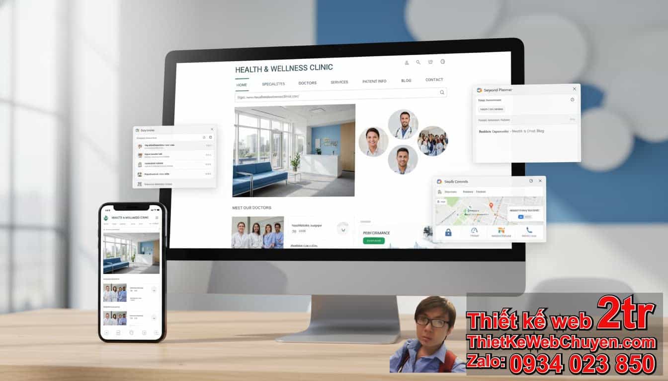 Cách đưa trang web phòng khám đa khoa lên Google Cách đưa trang web phòng khám đa khoa lên Google