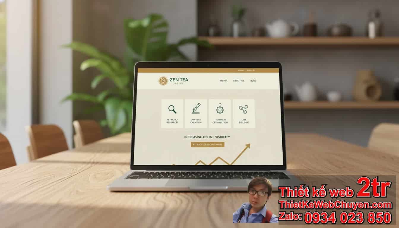 Cách đưa trang web quán trà chanh lên Google: Tổng quan kế hoạch SEO toàn diện