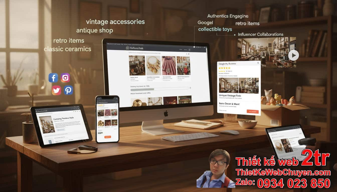 Cách đưa trang web Shop bán đồ sưu tầm vintage lên Google từ A đến Z: Bắt đầu từ
đâu? Cách đưa trang web Shop bán đồ sưu tầm vintage lên Google từ A đến Z: Bắt đầu từ
đâu?