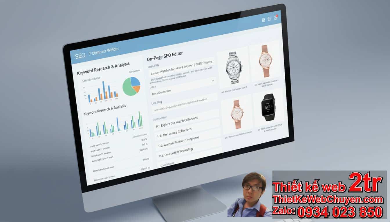 Cách đưa trang web shop đồng hồ lên Google: Bắt đầu từ nền tảng vững chắc Cách đưa trang web shop đồng hồ lên Google: Bắt đầu từ nền tảng vững chắc